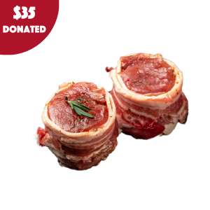 8oz Bacon Wrapped Beef Tenderloin - 8 Pack