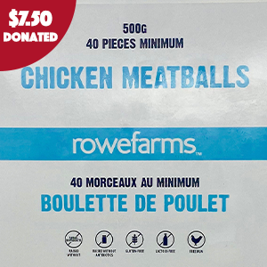 Rowe Farms Chicken Meatballs (2 Pkgs - Pre-Cooked)