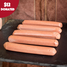 Load image into Gallery viewer, Jumbo Pork Hot Dogs - 10lb Case/70 Pieces
