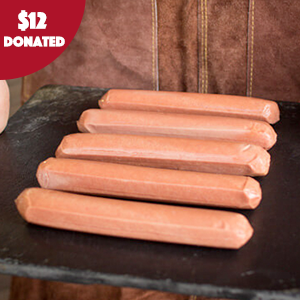 Jumbo Pork Hot Dogs - 10lb Case/70 Pieces